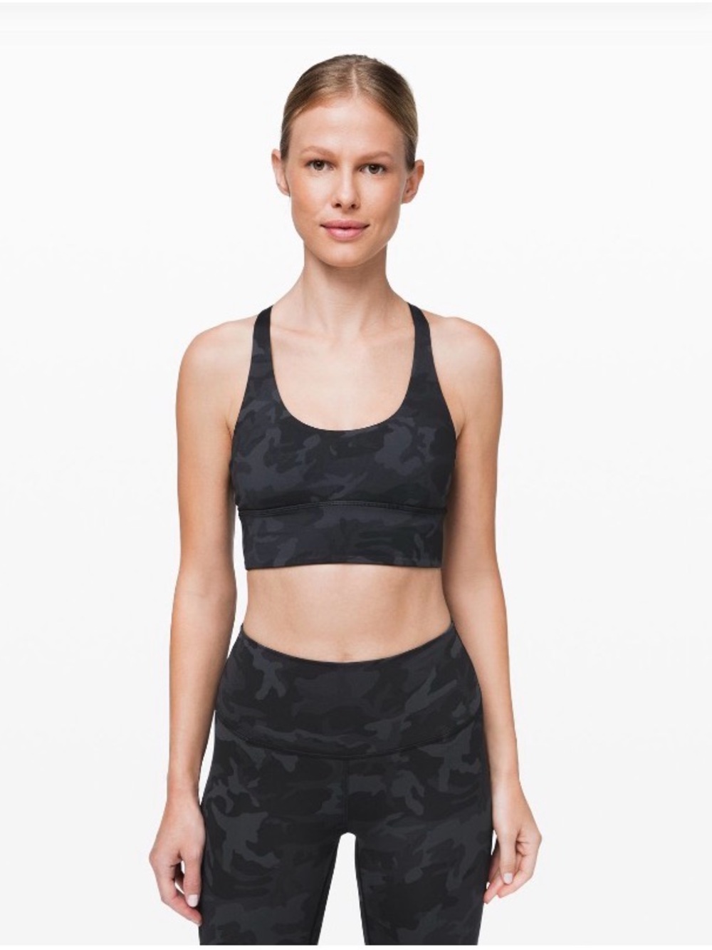 lululemon athetica Free to Be Moved Bra *Medium Support A/B Cup- Multi Gray Camo